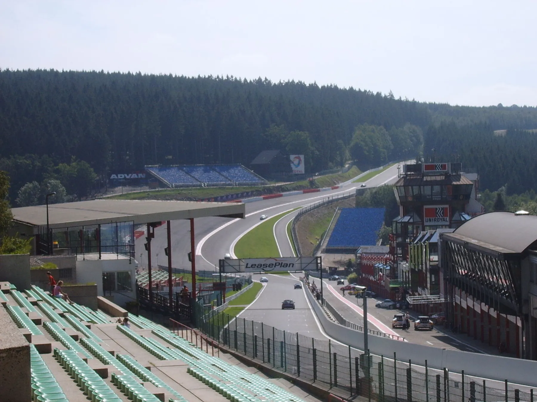 Eau Rouge and Raidillon at Circuit de Spa-Francorchamps